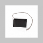 SKA biela peňaženka s retiazkou a karabínkou, materiál: imitácia kože, rozmery: 13x9x2cm